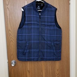 3/30$ Blue plad chaps vest